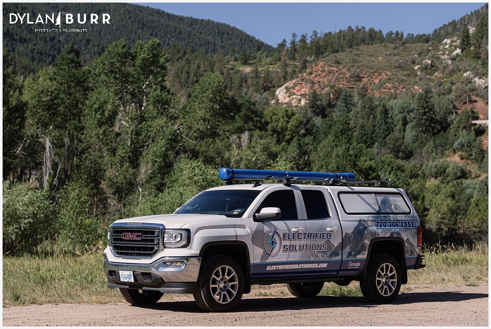 personal branding photography of watercolor artist in studio