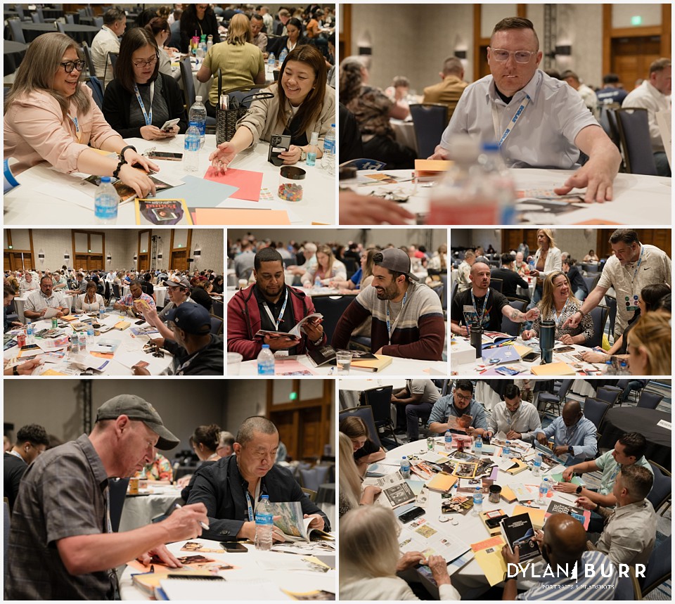 breakout sessions creating a image collage