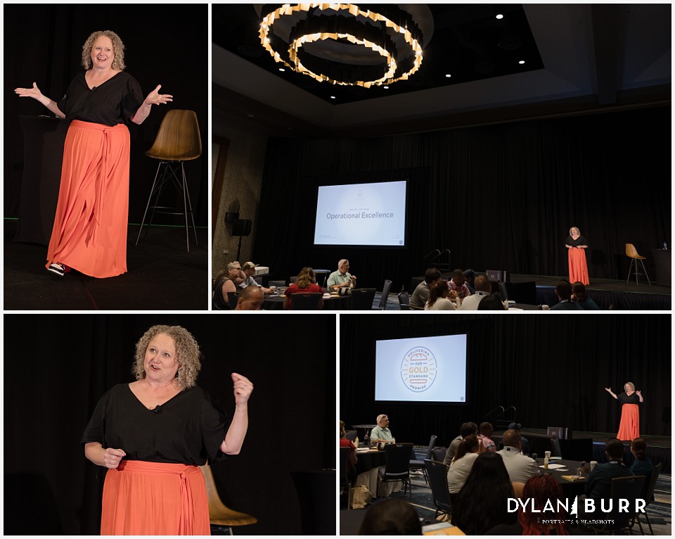 speaker presentation capturing personality