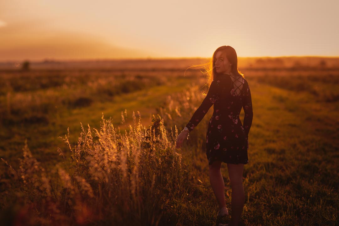 sunset senior photos